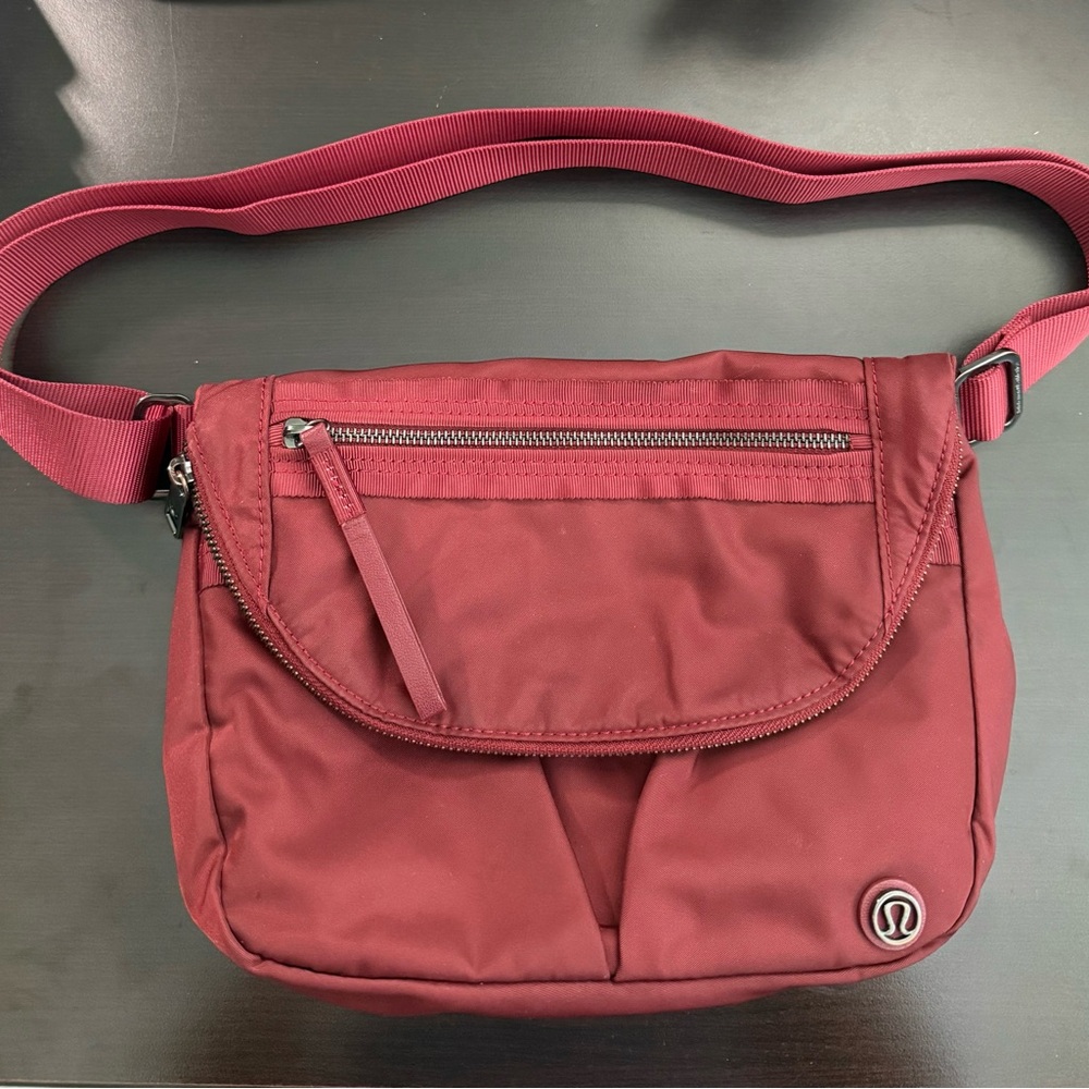 Lululemon Burgundy Festival 5L Crossbody Bag